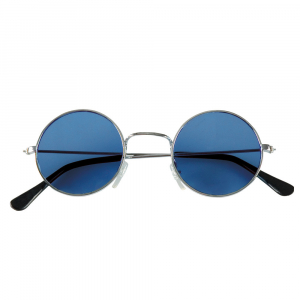 lunettes hippie bleu