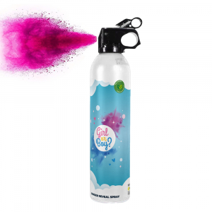mini extincteur poudre holi rose