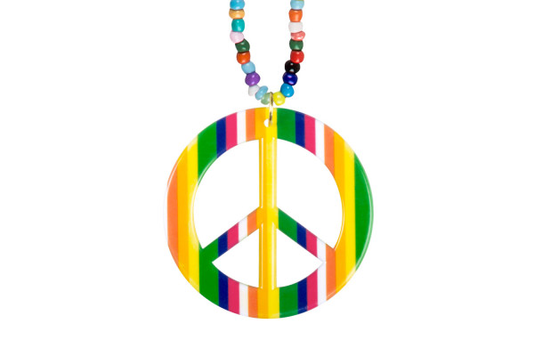 collier hippie multicolore