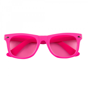 lunettes rose fluo