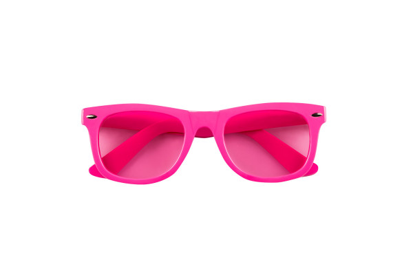 lunettes rose fluo