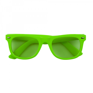 lunettes vertes fluo