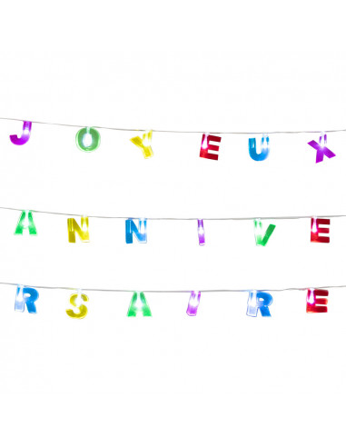 guirlande lumineuse anniversaire