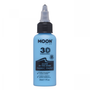 peinture textile phosphorescente bleu