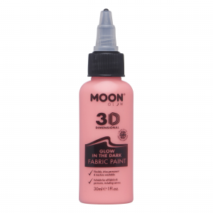 peinture textile phosphorescente rouge