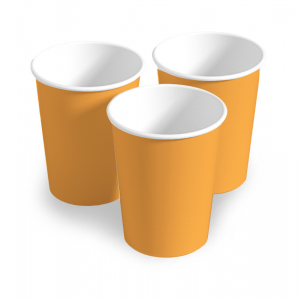 Gobelet en plastique de 20cl mandarine