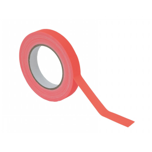 Ruban adhésif 25m orange fluo