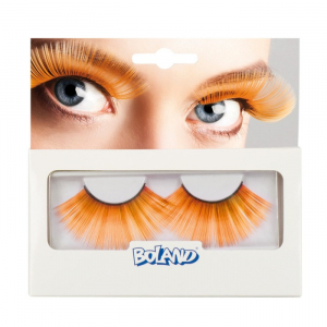 Faux cils fluorescents orange