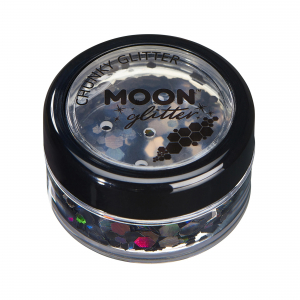 paillettes holographiques chunky noires