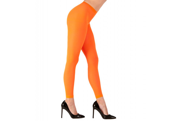 legging fluo orange effets