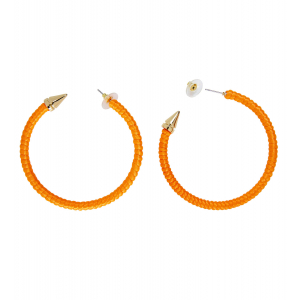 boucles oreilles orange