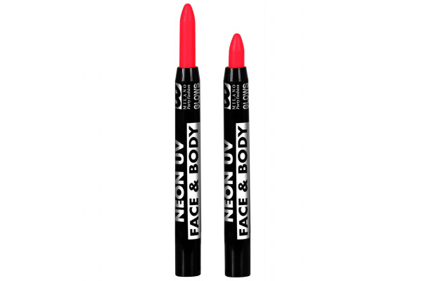 bow crayon fluo rouge