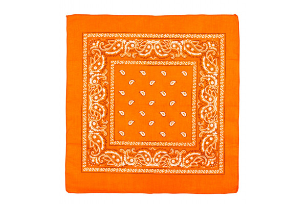 bandana orange carre