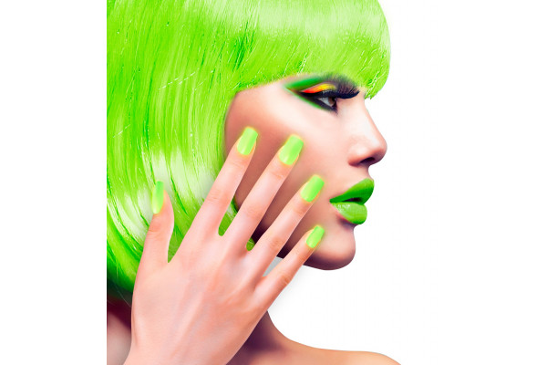 Faux ongles vert