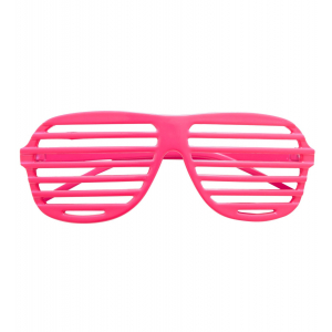Lunettes roses fluo