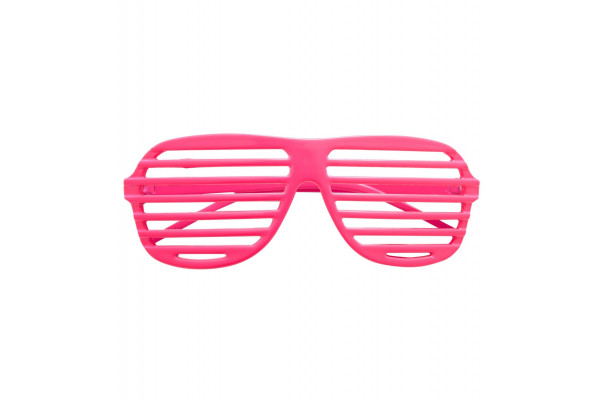 Lunettes roses fluo