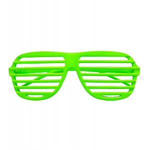 Lunettes à obturateur vert fluo