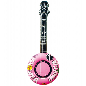 Banjo rose de 100 cm