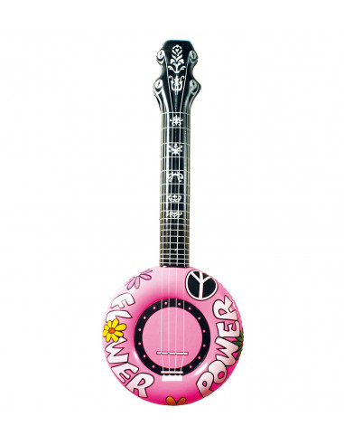 Banjo rose de 100 cm