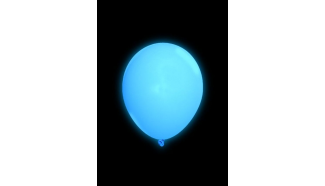 ballon lumineux bleu