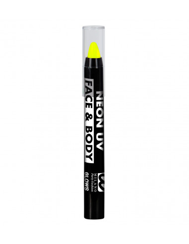 Crayon maquillage jaune fluo
