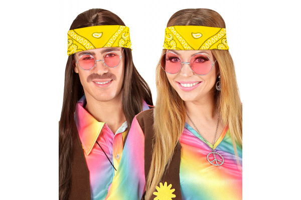 bandana jaune hippie