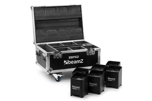 set de 6 projecteurs flightcase