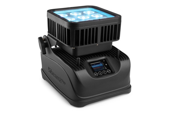 projecteur autonome batterie led bleu