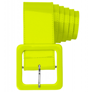 Ceinture jaune en vinyle