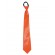 Cravate fluo orange