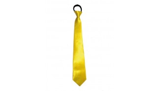 cravate jaune fluo