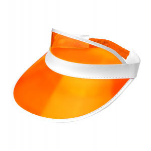 Casquette orange visière