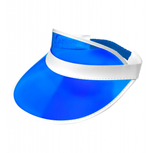 Casquette bleue visière