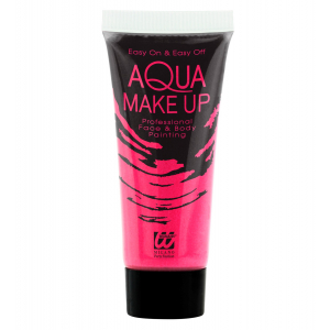 tube maquillage rose fluo