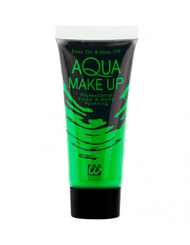 tube maquillage vert fluo