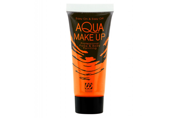 tube maquillage orange fluo