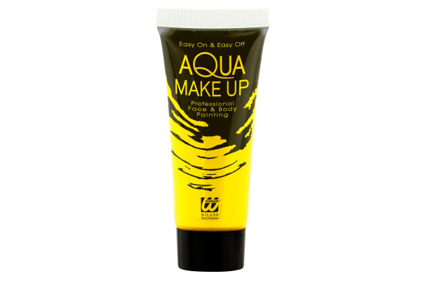 tube maquillage jaune fluo