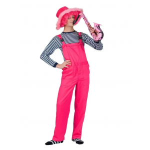 salopette fluo rose
