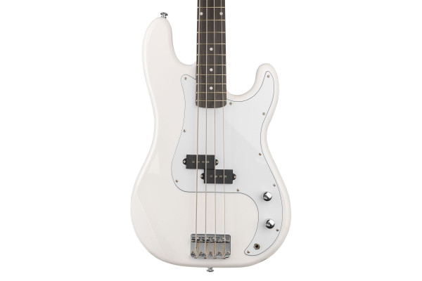 pack guitare basse blanche