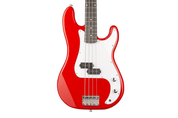 pack guitare basse rouge