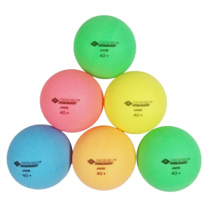 Lot de 6 balles de ping pong fluo