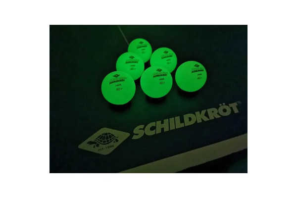 6 balles de ping pong phosphorescentes