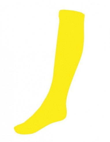 chaussette jaune fluo