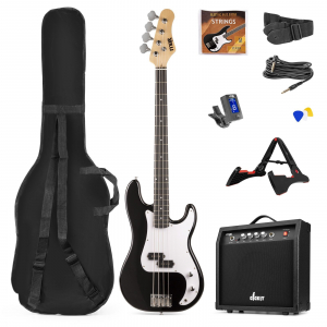 Pack guitare basse noire