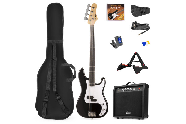 Pack guitare basse noire