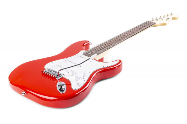 pack guitare electrique rouge