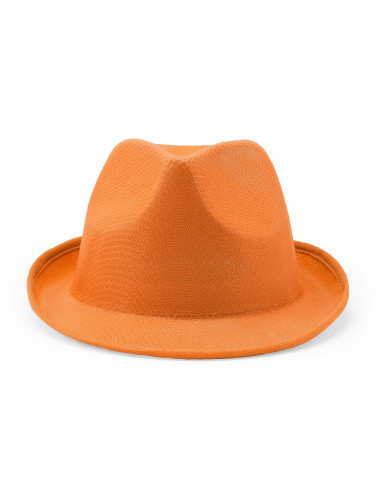 chapeau orange fête