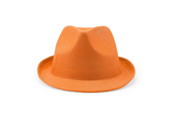 chapeau orange fête