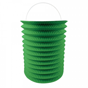 12 Lampions en papier vert...