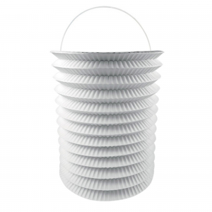 lampion en papier blanc